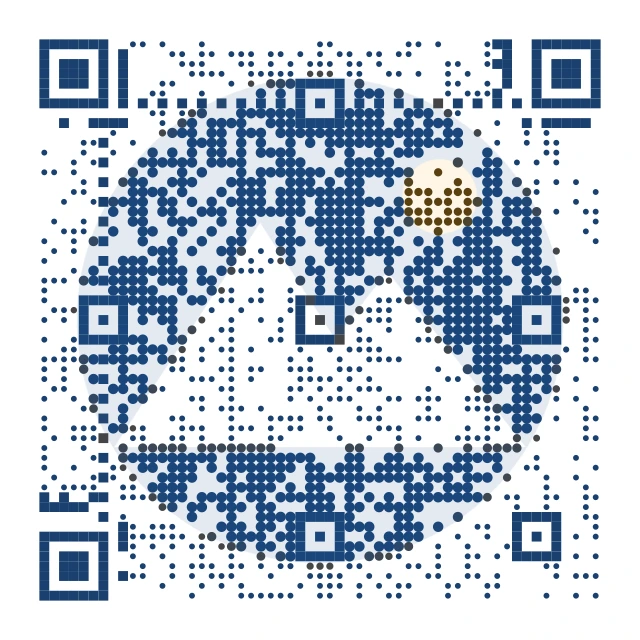 Outdoor brand mountain logo blended into a scannable QR code