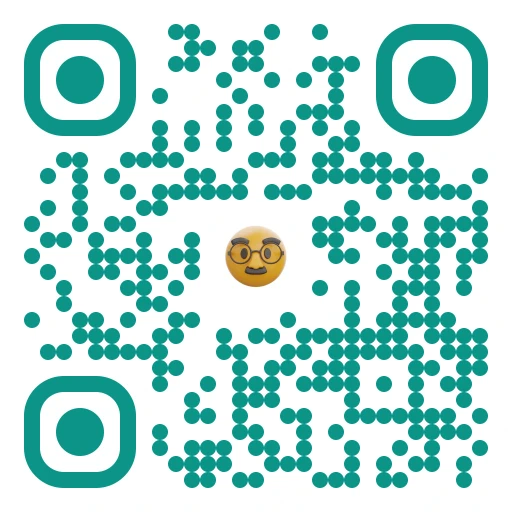 Education QR code design that scans to qrcodestack.com