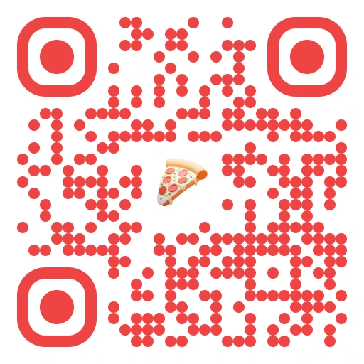 Restaurant menu QR code design that scans to qrcodestack.com