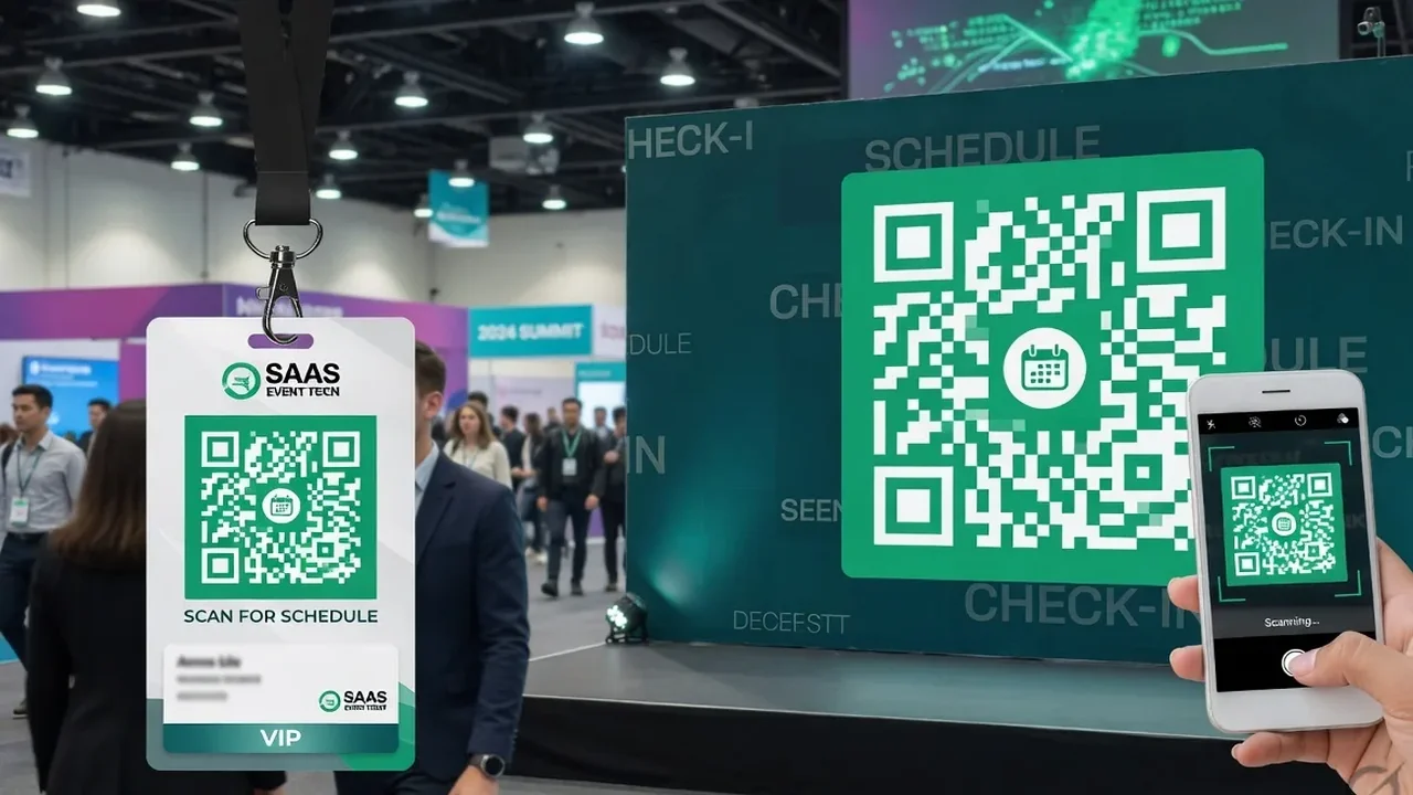 QR codes for employee training — example in context