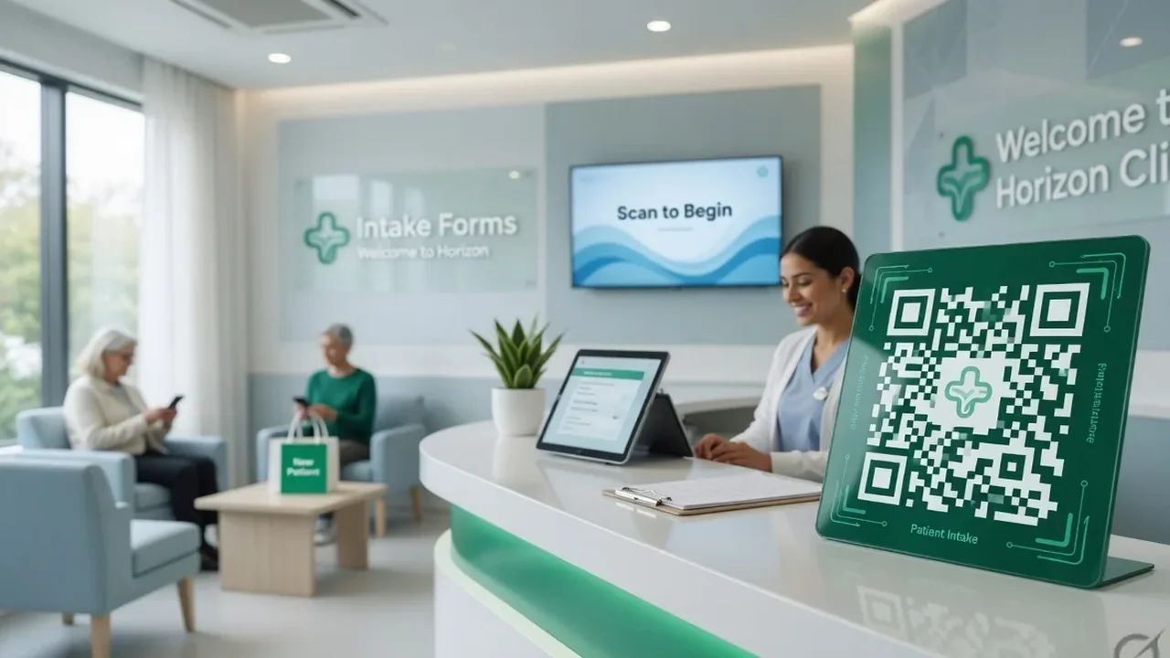 QR codes for hotels — example in context