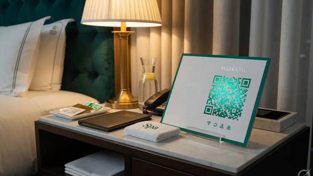 QR codes for loyalty programs — example in context