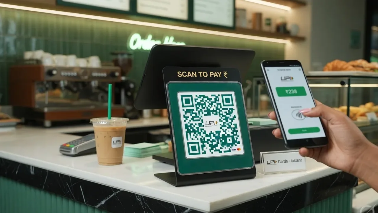QR codes for payment — example in context