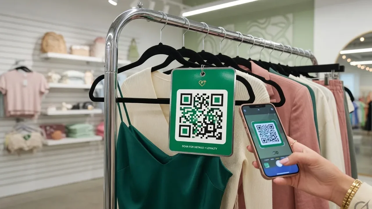 QR codes for retail — example in context